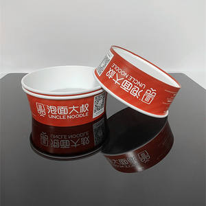 Échantillon gratuit impression personnalisée bols en papier chauffables de qualité alimentaire bols en papier recyclables ménagers sans vaisselle - Product Image 3