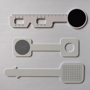 Optométrie plastique PD règle optique oeil pupille <span class=keywords><strong>distance</strong></span> outil de mesure équipement ophtalmique - Product Image 2