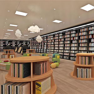 Espositore per Libri da Parete Booktore, Scaffali per Libreria, Vetrina per Libreria, Mobili e Bancone - Product Image 1