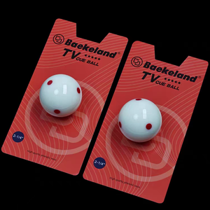 <span class=keywords><strong>Bola</strong></span> Blanca <span class=keywords><strong>de</strong></span> <span class=keywords><strong>Billar</strong></span> <span class=keywords><strong>de</strong></span> Resina Baekeland Grado 8A, 6 Puntos Rojos, 57.2mm 2-1/4'', <span class=keywords><strong>Bola</strong></span> <span class=keywords><strong>de</strong></span> <span class=keywords><strong>Billar</strong></span> Profesional - Product Image 4