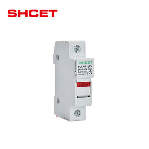 Porte-fusible solaire photovoltaïque DC sur rail DIN 10*38mm 500V 1000V Boîtier de porte-fusible DC 30A 32A 50A 63A Base photovoltaïque Boîtier de porte-fusible DC - Product Image 1