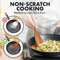 Ensemble d'ustensiles de cuisine en teck de 15 pièces avec boîte cadeau haut de gamme, outils de cuisson en teck naturel faits à la main