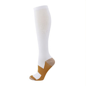 Sports pour femmes en cours d'exécution fasciite plantaire attelles bas diabétiques chaussettes de compression en <span class=keywords><strong>cuivre</strong></span> - Product Image 3