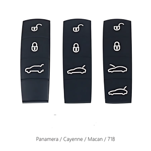 <span class=keywords><strong>Funda</strong></span> de Repuesto para Llave de Control Remoto para Panamera, Cayenne, Macan, Taycan, <span class=keywords><strong>Boxster</strong></span>, 718, 911, Fabricada en Cuero con Botones - Product Image 3