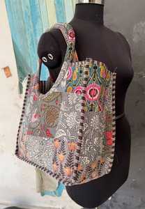 Sac fourre-tout en coton matelassé écologique, durable, pour les courses quotidiennes, les voyages, sac à main pour femmes - Product Image 3