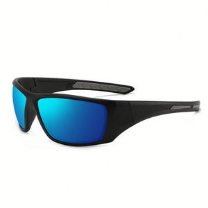 Lunettes de soleil polarisées unisexe avec logo personnalisé, monture large en PC, protection UV400, pour la conduite, le sport et la pêche, Nouveauté 2025 - Product Image 2