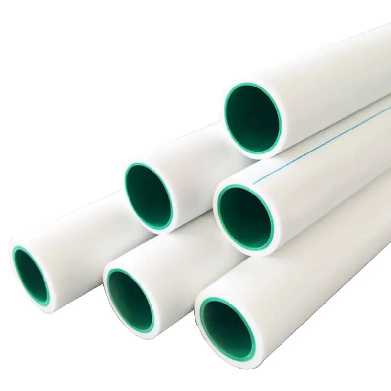 Bianco e verde PN12.5/16/20/25 Full Size PPR-Plastic raccordi tubo PPR tubo di plastica 25mm ppr tubo