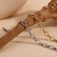 Bracelet chaîne ovale Gaovo O Link plaqué or 18 carats en acier inoxydable 316L épais, style trombone, pour femme, bijou de mode quotidien, cadeau