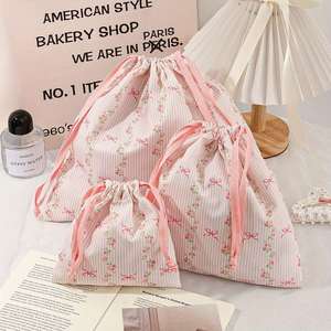 Sacs en coton de luxe en gros avec cordon de serrage, grands sacs personnalisables avec logo, emballage de rangement recyclable, réutilisables pour cadeaux, artisanat, bougies, sérigraphie - Product Image 1