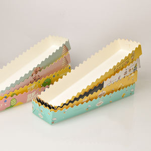 Boîte d'emballage de pain, sac d'emballage de repas, boîte de papier <span class=keywords><strong>rectangulaire</strong></span>, bouffées, milkshakes, pain, pâtisseries, chenilles, boîte de papier - Product Image 1