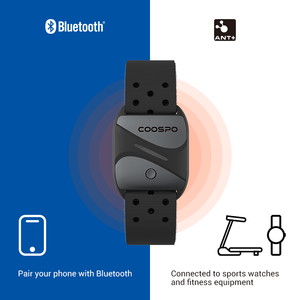 COOSPO HW807 เครื่องวัดอัตราการเต้นของหัวใจแบบไร้สาย PPG สายรัดแขน ANT+ BLE 5.0 IP67 กันน้ำ แบตเตอรี่ใช้งานได้ 18 ชั่วโมง สำหรับกีฬาปั่นจักรยาน - Product Image 4
