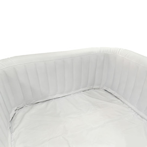 <span class=keywords><strong>Spa</strong></span> <span class=keywords><strong>gonflable</strong></span> carré moderne OHO pour 4 personnes, écologique, avec jet de 600 W, conception facile à installer, utilisation en extérieur portable, housse - Product Image 4