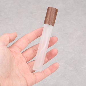 ฝาครอบขวดน้ำหอมทำจากไม้วอลนัทสีดำ 3มล., 5มล., 10มล., 15มล., 20มล., 30มล. ขวดตัวอย่างน้ำหอมคุณภาพสูง - Product Image 5