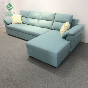 Canapé-lit en similicuir avec chaise longue Couchette luxueuse avec USB et rangement - Product Image 2