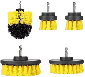 Ensemble de 3 brosses de nettoyage de surface puissantes avec poils en nylon pour perceuse-<span class=keywords><strong>visseuse</strong></span> sans fil - Product Image 1