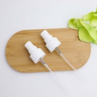 Pulvérisateur à pompe anti-déversement en plastique PP 24/410 à brume fine, blanc mat, pour flacons de parfum et cosmétiques, réutilisable, durable, personnalisable