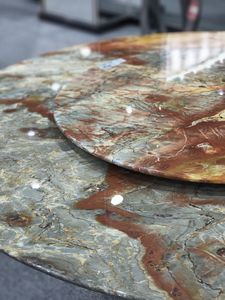 Mesa cuadrada de piedra de lujo Muebles de piedra personalizados de primera calidad para mesas de comedor elegantes para hoteles y hogares Fabricante superior - Product Image 2