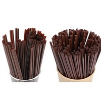 Bâtonnets et pailles à mélanger biodégradables en PLA de qualité alimentaire, écologiques, personnalisables pour fêtes, avec logo et couleur sur mesure, vente en gros