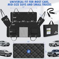 Hamac étanche OEM pour chien pour voiture SUV couvertures souples amovibles avec fond dur siège arrière extension animaux de compagnie couverture de siège arrière
