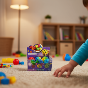 Balle Flash 9 cm, jouet anti-stress rebondissant coloré pour enfants et adultes - Product Image 3