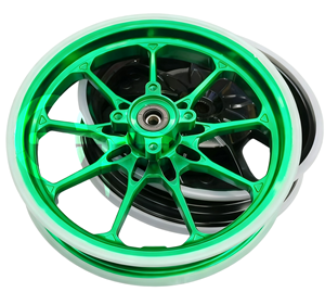 Jantes en aluminium gravées CNC pour Honda Giorno - 122.5J/122.15J, jantes personnalisées légères, résistantes aux climats tropicaux - Product Image 2