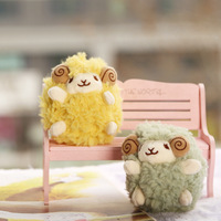 Nouveau Porte-clés Mignon en Peluche Douce en Forme de Mouton 2026, Breloque de Sac à Dos en Peluche Douce, Décoration, Jouets Porte-clés Animaux en Peluche