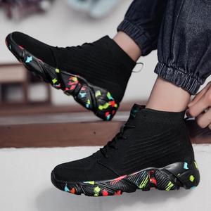 Low-price Wholesale Fashionable Sports Shoes with Breathable Mesh Upper Cushioning Anti-odor High-<b>top</b> Casual <b>Walking</b> Shoes - Product Image 2