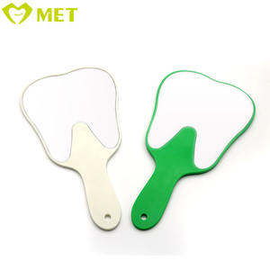 Équipement médical pour dentisterie, pour maquillage, à main, pour clinique dentaire, en verre ABS, miroir buccal en forme de dents - Product Image 3