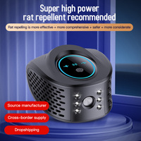 Répulsif d'intérieur haute puissance rechargeable par USB pour animaux Répulsif ultrasonique pour souris antiparasitaire d'intérieur Répulsif pour rats