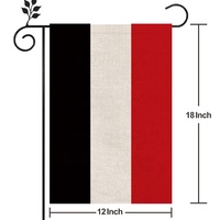 Drapeau du Yémen extérieur matériau en lin de haute qualité 12 * 18In plus de styles pour vous de choisir parmi Stoter HYQ220 suspendu