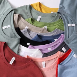 Camiseta 100% de algodón con todos los colores, todas las tallas en stock, muestra de logotipo gratis, personalizada, hecha en China - Product Image 2