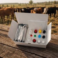Test de grossesse précoce pour ruminants de haute précision - Kit de test de grossesse pour vaches/bovins - Test rapide de grossesse précoce pour animaux - Sang total