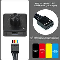Ventilador de 4 cables Controlador de velocidad PWM P.D QC Carga rápida USB Tipo-c D.C 24V 12V5V Controlador de computadora de refrigeración