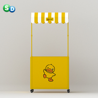 Promotion en gros au détail d'usine POSM POP POS présentoir multifonction table présentoirs mobiles