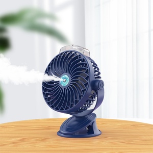 Ventilador Portátil Pequeño con Clip, de Larga Duración, Silencioso, con Motor sin Escobillas, para Cochecito, con Humidificación y Refrigeración - Product Image 1