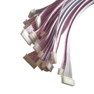 热压式 XH2.54 连接器母头电缆端子 10cm 20cm 30cm 2.54 JST 连接器电缆 2p 3p 4p 6p 8p 10p 12p 针 - Product Image 1