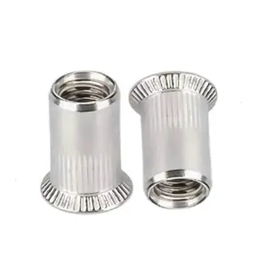 Full Hex Nuts Stainless Steel Weld Hex Flange Nut M5m6 Small Thin Head Blind Rivet Nuts With Zinc Plated