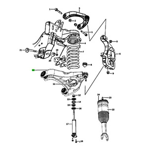 Bras de suspension inférieur Dodge Ram1500 4877198AC 4877199AC, pièce de rechange pour suspension MacPherson - Product Image 4