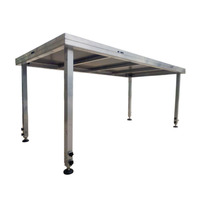 Usine scène plate-forme événement Concert Dj scène éclairage treillis aluminium quatre jambes scène pont podium pour Concert événements mariage