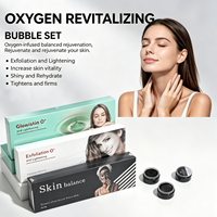 Capsules de masque à bulles de CO2 Glowskin O+ pour l'oxygénation du visage, élimination des points noirs, nettoyage des pores et éclaircissement de la peau