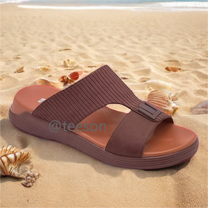 L'ultima goccia di <span class=keywords><strong>sandali</strong></span> arabi In Uae Abudhabi Sharjah Dxb moda Casual pantofole da spiaggia da <span class=keywords><strong>uomo</strong></span> <span class=keywords><strong>sandali</strong></span> fatti a mano - Product Image 5