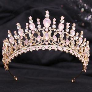 ROMANTISCHE Braut-Diademe und -Kronen mit Opalsteinen Metall-Stirnband für Hochzeit, Verlobung und Jubiläum <span class=keywords><strong>Tiara</strong></span> - Product Image 6