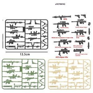 Hạt nhỏ chính tả tương thích của bên thứ ba tấn công Súng phụ kiện nhựa phiên bản Polo <span class=keywords><strong>M249</strong></span> Barrett vũ khí nổ mô hình đồ chơi - Product Image 1