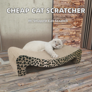 Rascador para Gatos en Forma de M, Económico, al por Mayor, con Material de Lana y Embalaje de Cartón para Uso en Interiores - Product Image 2