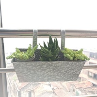 Jiangmen – grand Vase en métal galvanisé, Pot de fleurs suspendu, jardinière