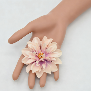 แบบจำลอง <span class=keywords><strong>Epiphyllum</strong></span> กับ Nordic DAHLIA พวงหรีดทำด้วยมือสำหรับชนกลุ่มน้อย - Product Image 3