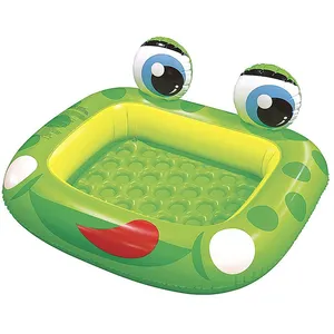 Small Size Kids Inflatable Swimming Pool Frog Shape Swimming Pool