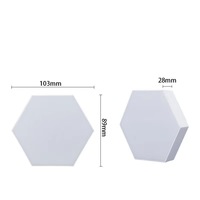Lámpara de Pared con Ambiente de E-sports, Control Remoto WiFi Inteligente, Panel LED, Material ABS, Diseño Modular