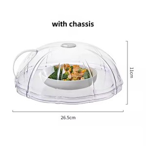 Cubierta Antisalpicaduras <span class=keywords><strong>para</strong></span> <span class=keywords><strong>Microondas</strong></span>, Libre de BPA, Protector Transparente Grande <span class=keywords><strong>para</strong></span> <span class=keywords><strong>Microondas</strong></span> con Asa, Mantiene el Horno Limpio - Product Image 2