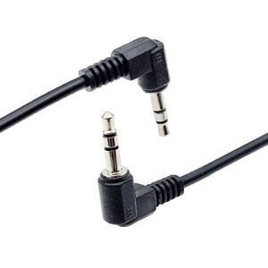 สายต่อเสียงแบบมุมฉาก DC3.5 หัวเสียบแบบกลม 90 องศา สายเชื่อมต่อหูฟัง 26AWG - Product Image 1